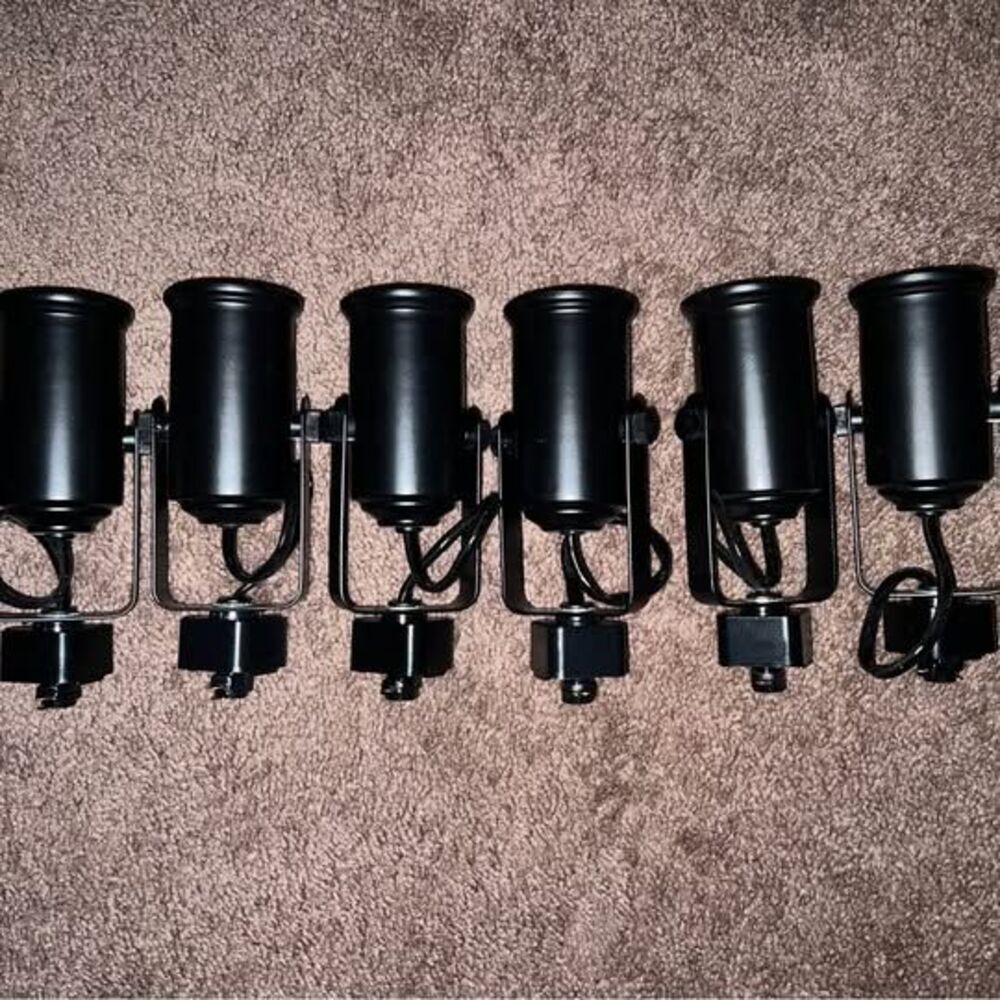 HAMPTON BAY Track Head, Black Finish 1004612988